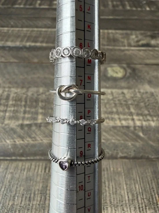 Sterling Silver Stacking Rings - Picture 3 of 6